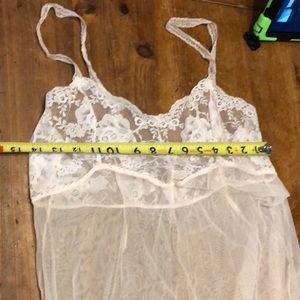 Free People | Dresses | Mesh Hi Low Midi Dress Slip | Poshmark